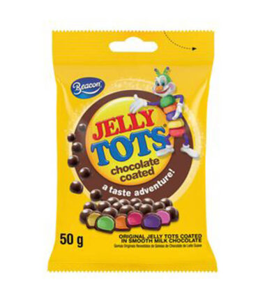 Jelly Tots Chocolate Coated 50g