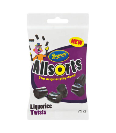Allsorts Liquourice Twists 75g