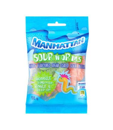 Mini Manhattan SourWorms 50g