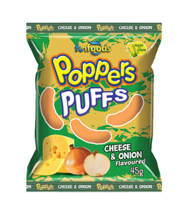 Popper Puffs-Cheese&Onion 45g
