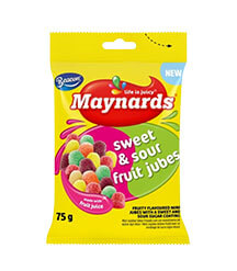 Maynards Sweet & Sour Fruit 75g