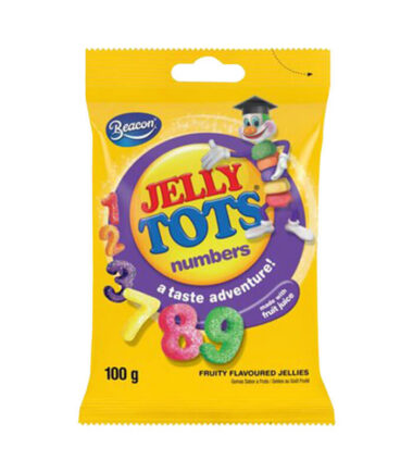 Jelly Tots - Numbers 100g