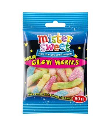 Mr Sweet Mini Sour Glow Worms
