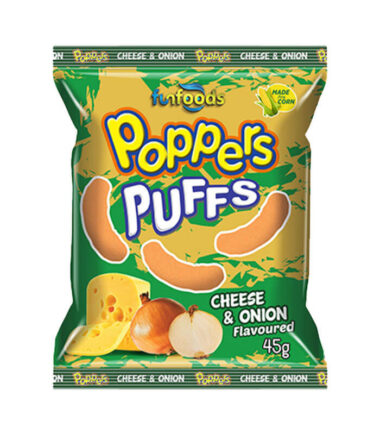 Popper Puffs-Cheese&Onion 45g